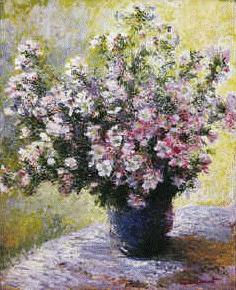 Claude Monet Bouquet of Mallows oil painting image
